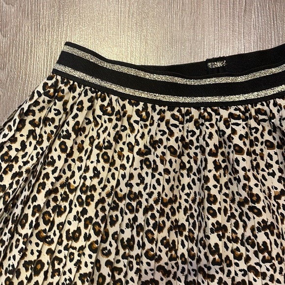 Leopard pleated skirt - Picture 2 of 5